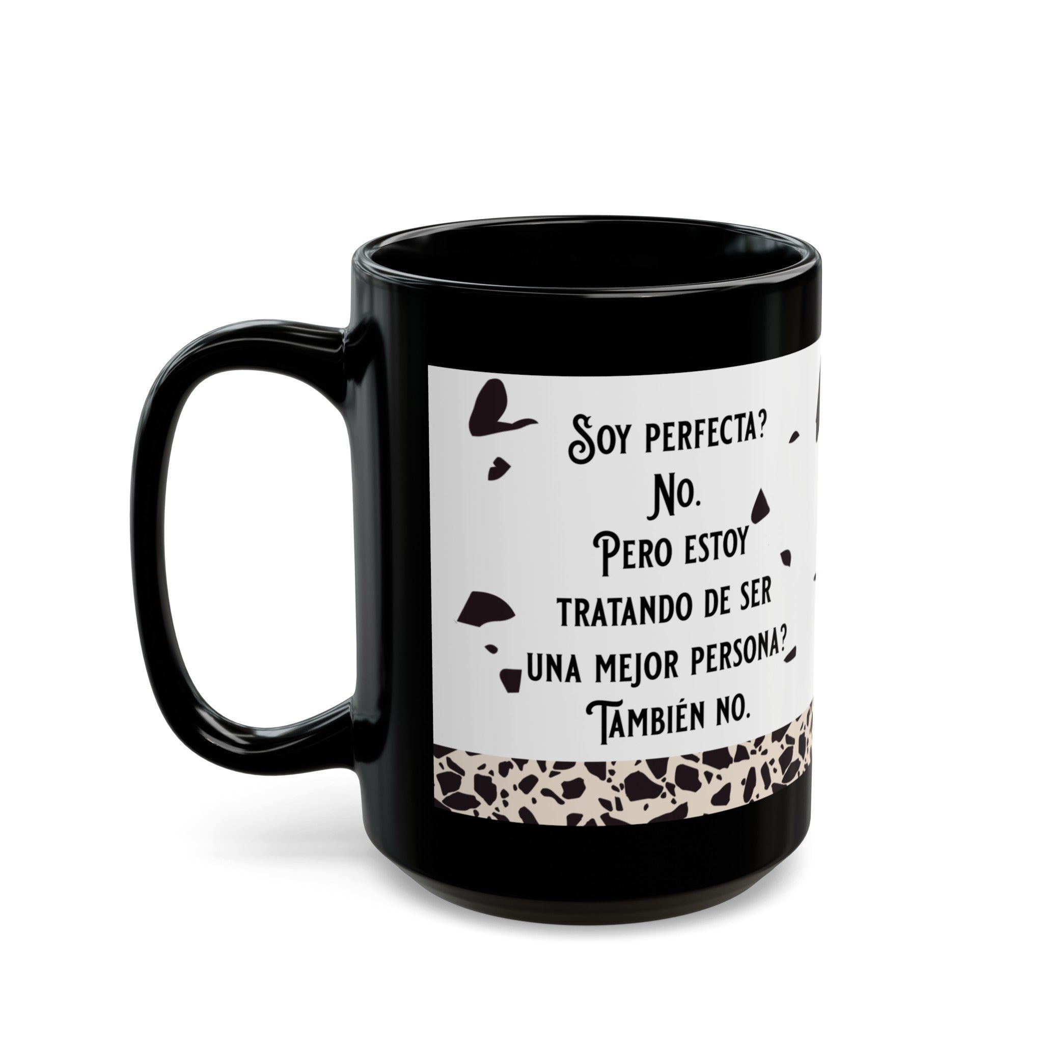 Soy Perfecta Black Mug-Phoenix Styles