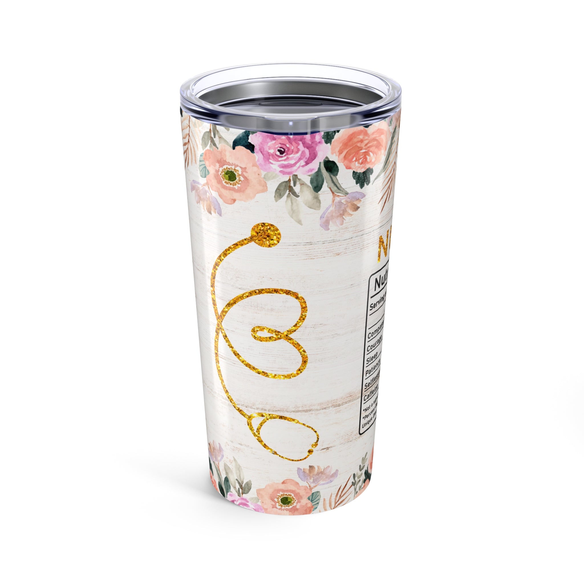 Floral Design 20oz Tumbler | Stylish Insulated Travel Mug for All Occasions