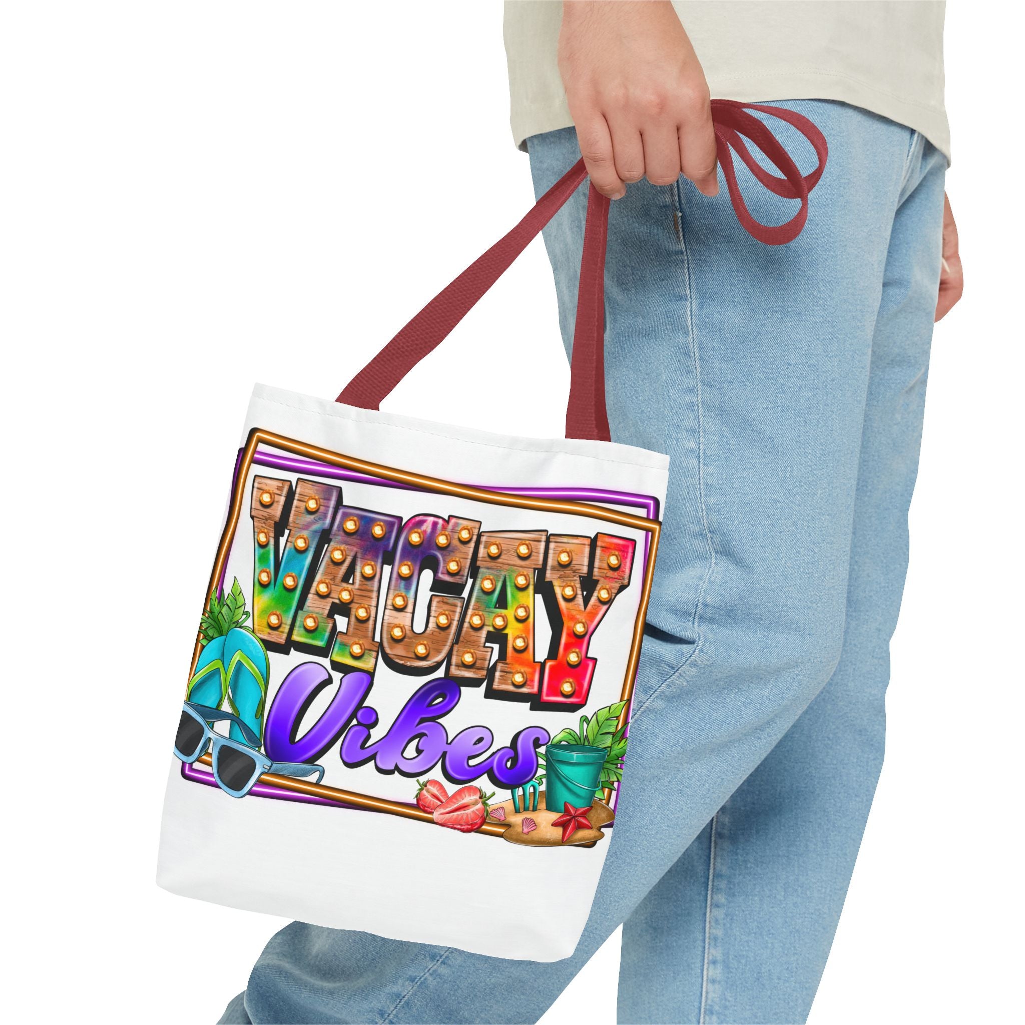 Vacay Vibes Tote Bag-Phoenix Styles