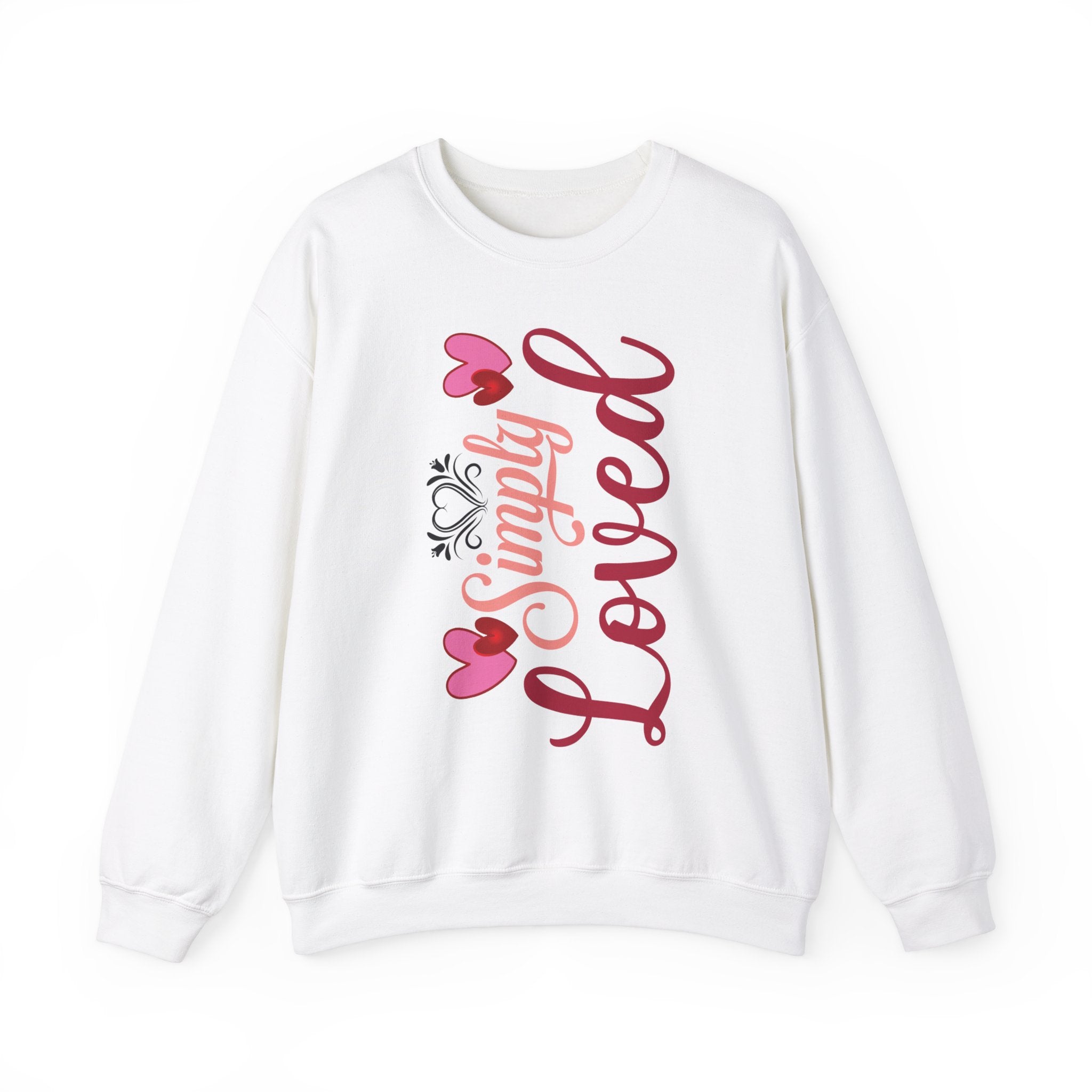 Simply Loved Valentine's Day Crewneck Sweatshirt-Phoenix Styles