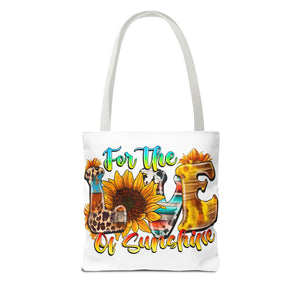 For The Love of Sunshine Tote Bag-Phoenix Styles