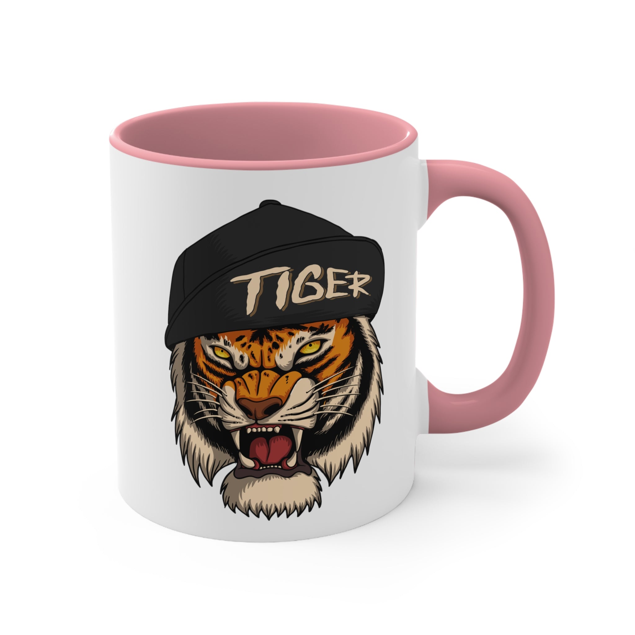 Tiger Accent Coffee Mug, 11oz-Phoenix Styles