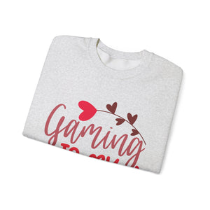 Gaming Is My Valentines-Valentine's Day Crewneck Sweatshirt-Phoenix Styles