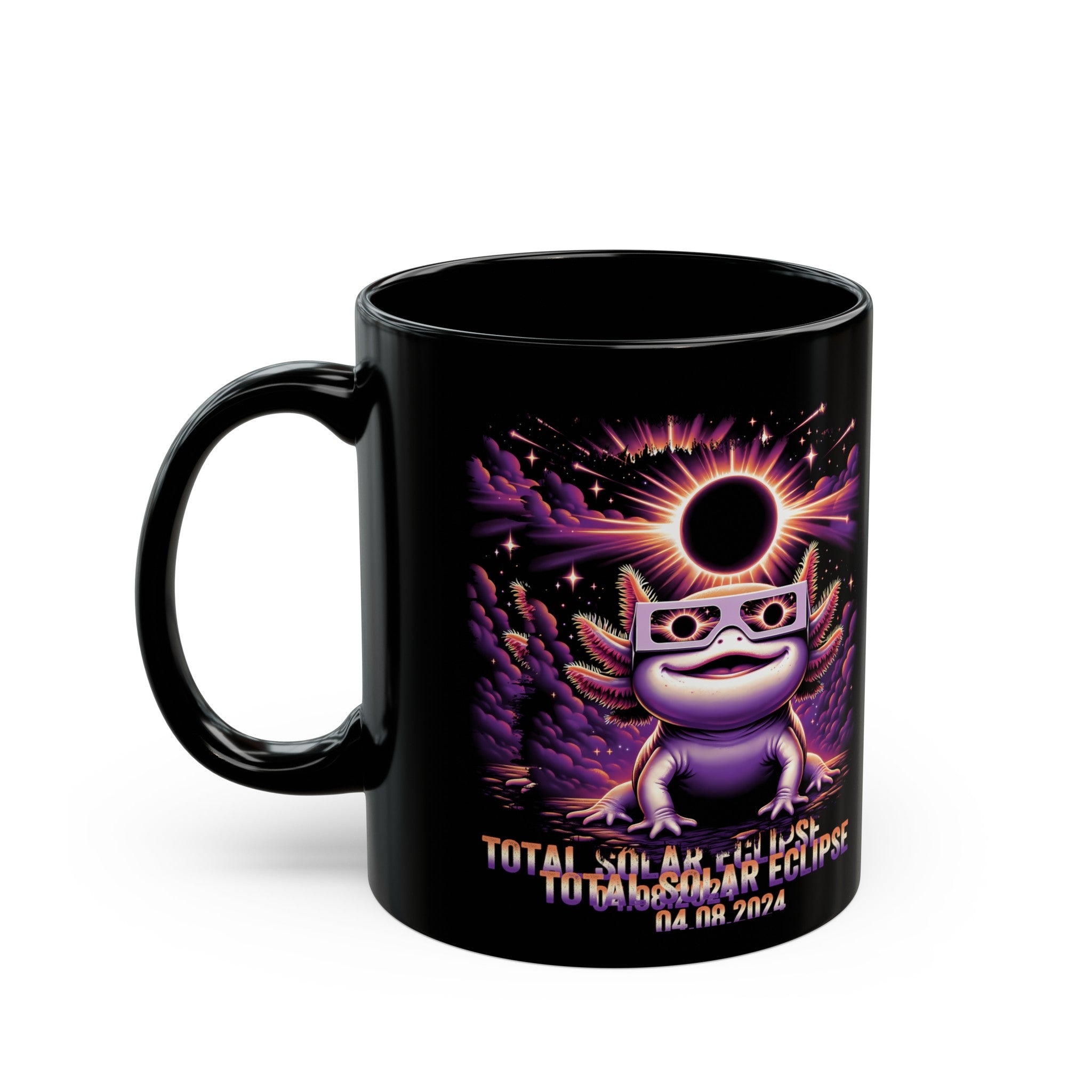 Total Solar Eclipse Black Mug (11oz, 15oz)-Phoenix Styles