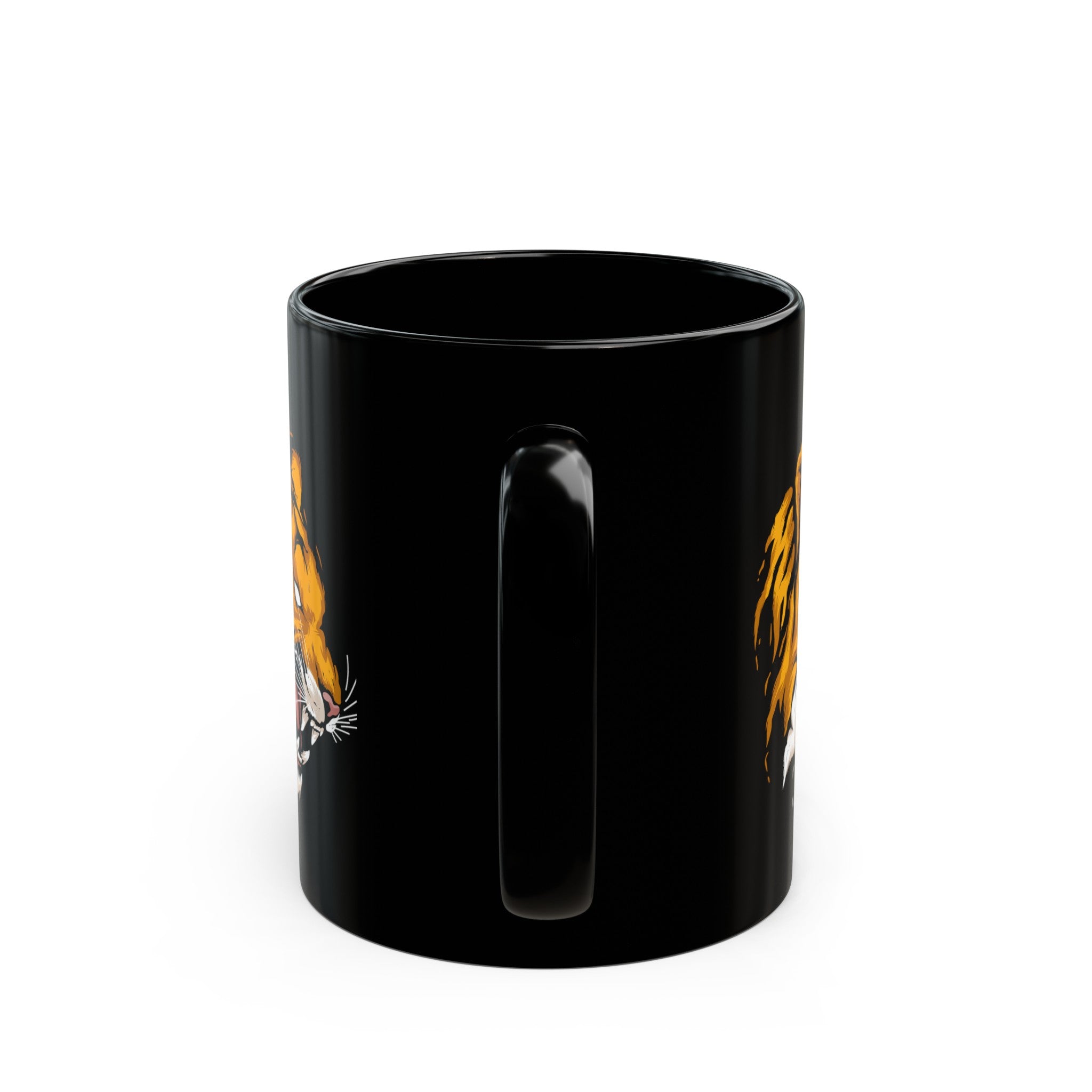 Tiger Black Mug (11oz, 15oz)-Phoenix Styles