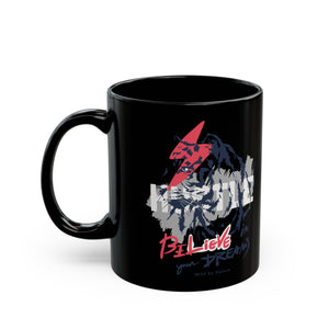 Hustle Black Mug (11oz, 15oz)-Phoenix Styles