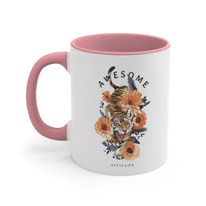 Awesome Tiger Accent Coffee Mug, 11oz-Phoenix Styles