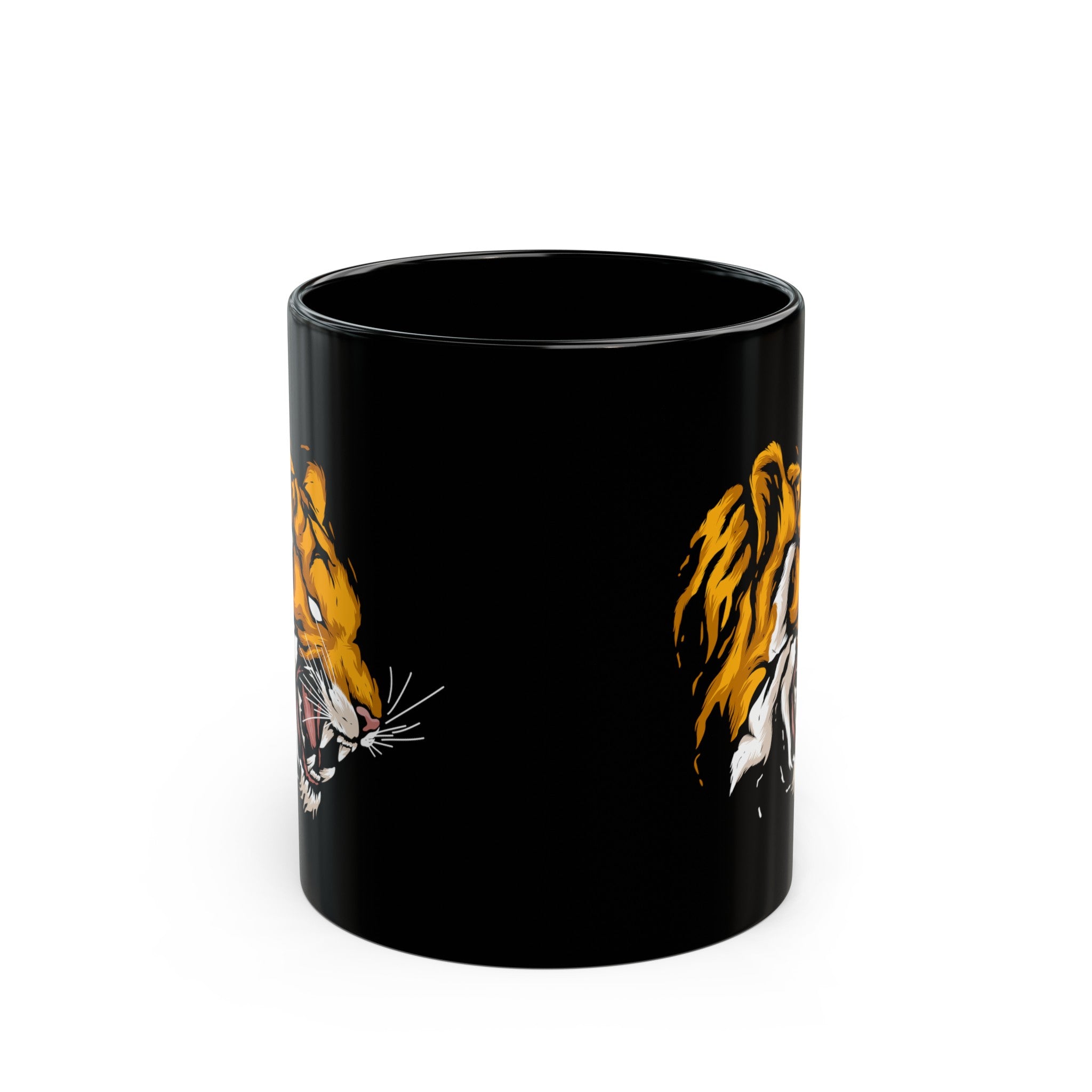 Tiger Black Mug (11oz, 15oz)-Phoenix Styles