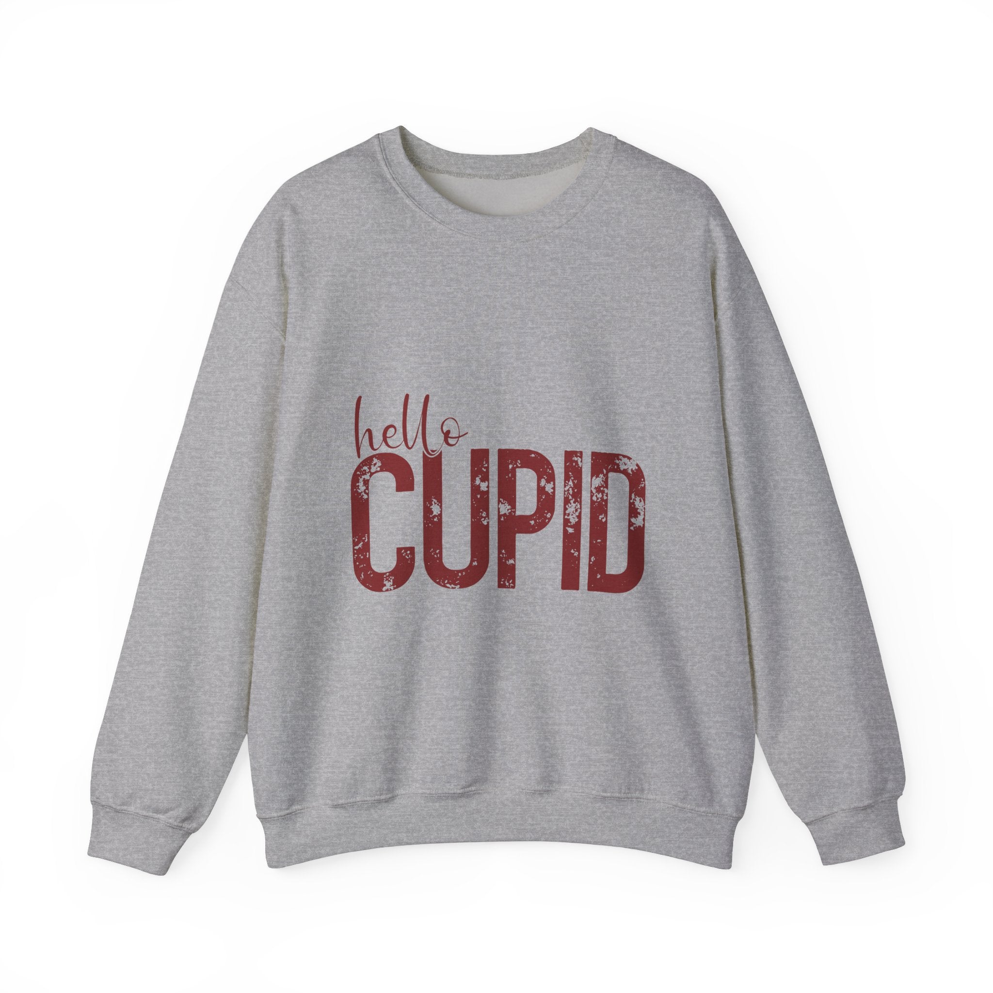 Hello Cupid Red Valentine's Day Crewneck Sweatshirt