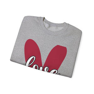 Love Valentine's Day Crewneck Sweatshirt-Phoenix Styles