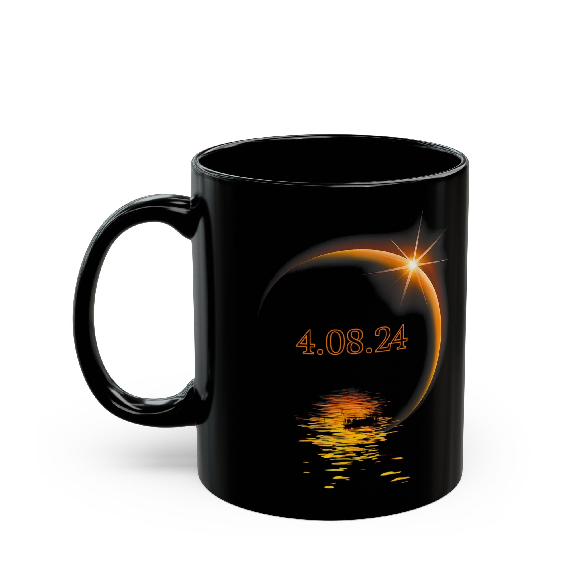 Solar Sunset Black Mug (11oz, 15oz)-Phoenix Styles