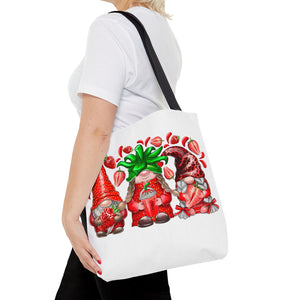 Strawberry Gnomes Tote Bag-Phoenix Styles