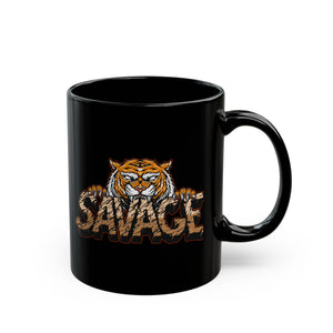 Savage Black Mug (11oz, 15oz)-Phoenix Styles