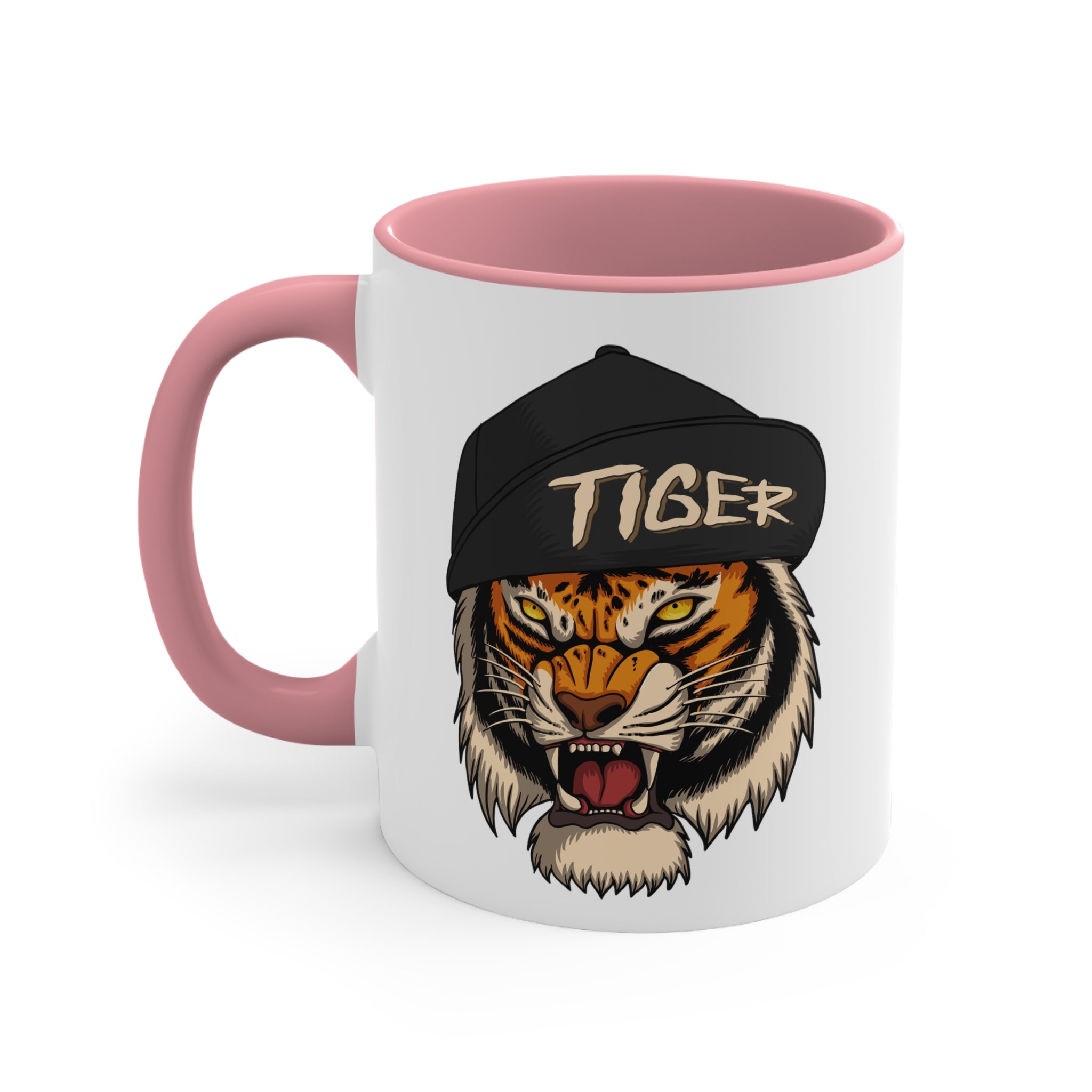 Tiger Accent Coffee Mug, 11oz-Phoenix Styles