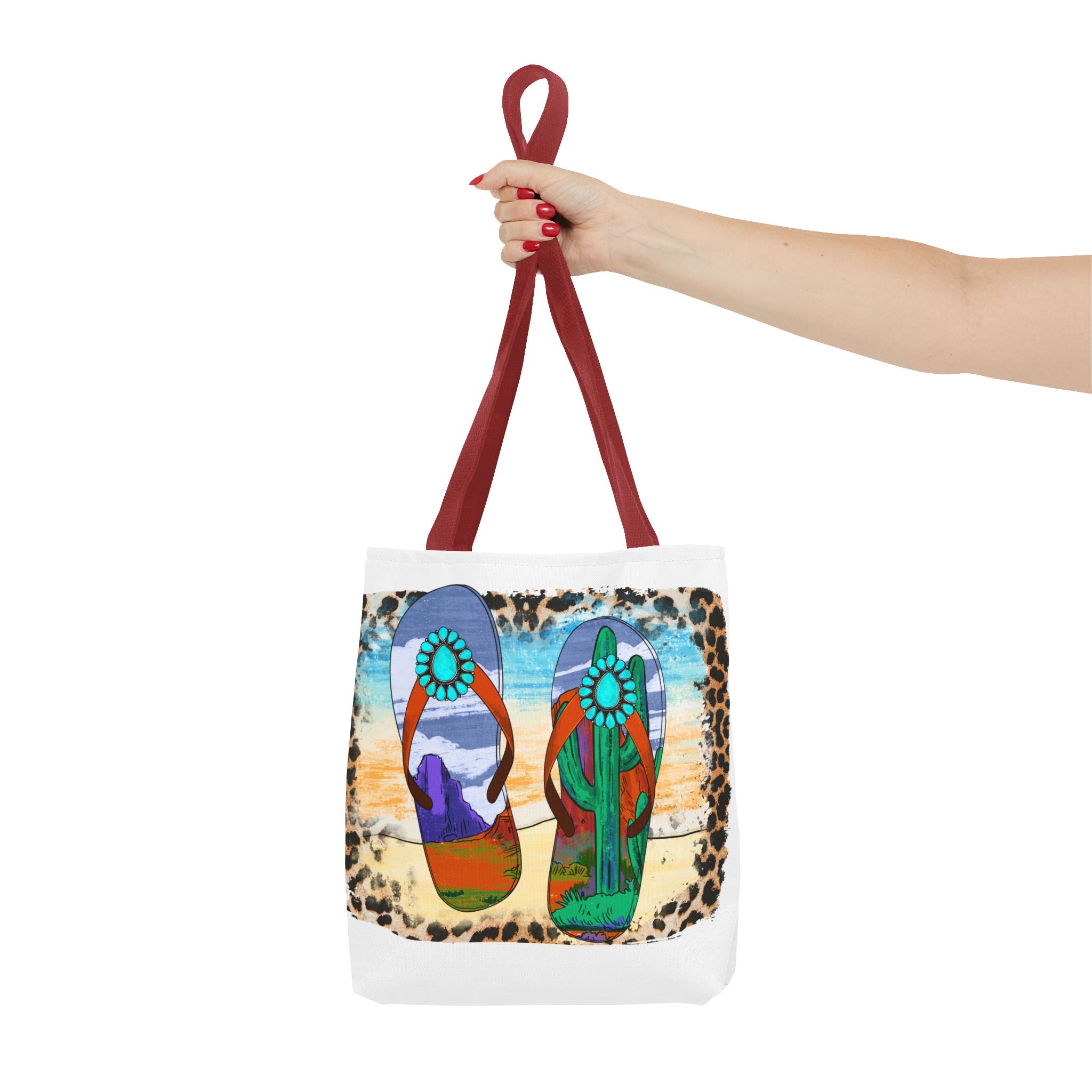 Flips Flops Summer Tote Bag-Phoenix Styles