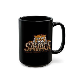 Savage Black Mug (11oz, 15oz)-Phoenix Styles