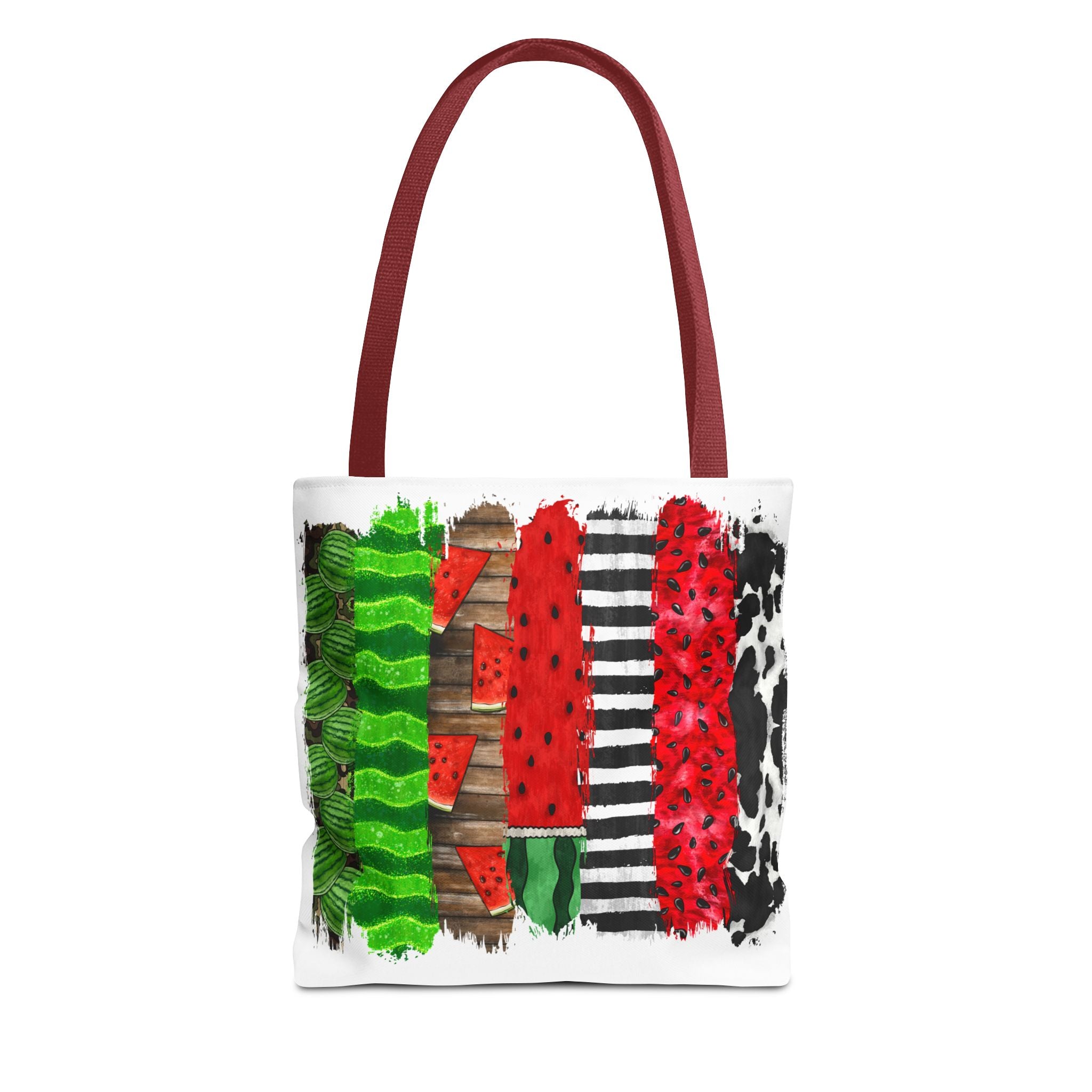 Watermelon Brush Stroke Tote Bag-Phoenix Styles