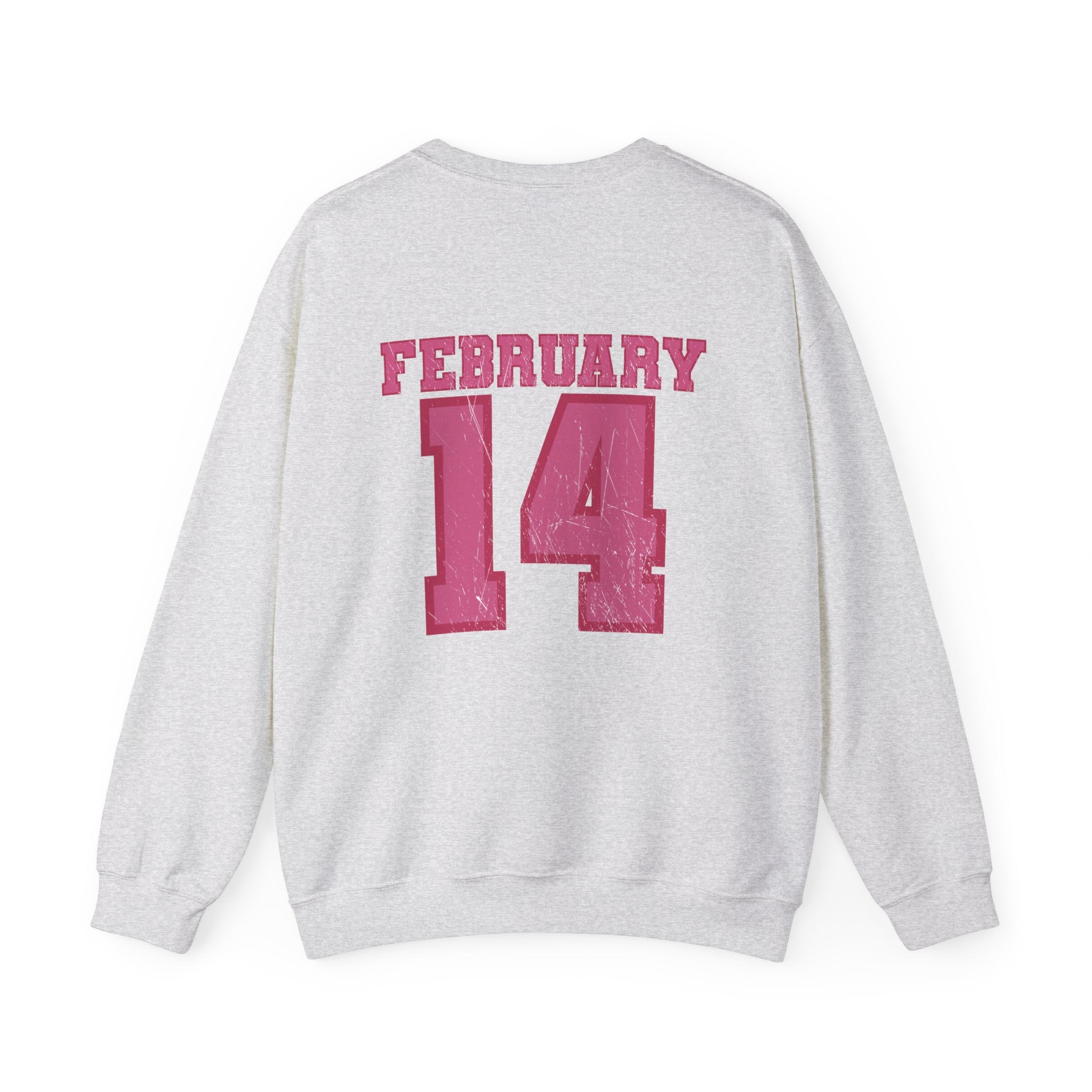 February 14 Valentine's Day Crewneck Sweatshirt-Phoenix Styles