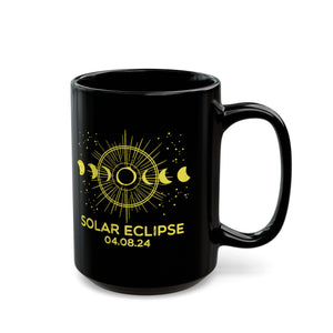 Solar Eclipse Black Mug (11oz, 15oz)-Phoenix Styles