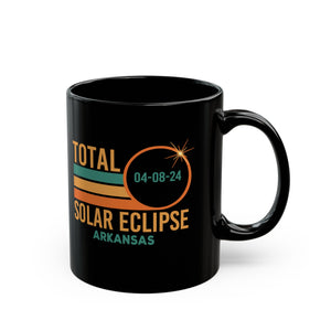 Total Eclipse- Arkansas Black Mug (11oz, 15oz)-Phoenix Styles