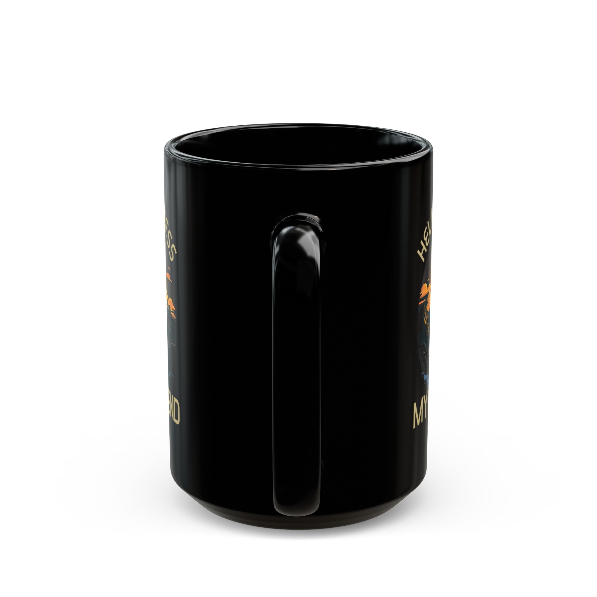 Hello Darkness- Solar Eclipse Black Mug (11oz, 15oz)-Phoenix Styles