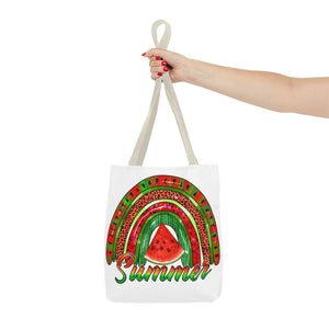 Summer Watermelon Rainbow Tote Bag-Phoenix Styles