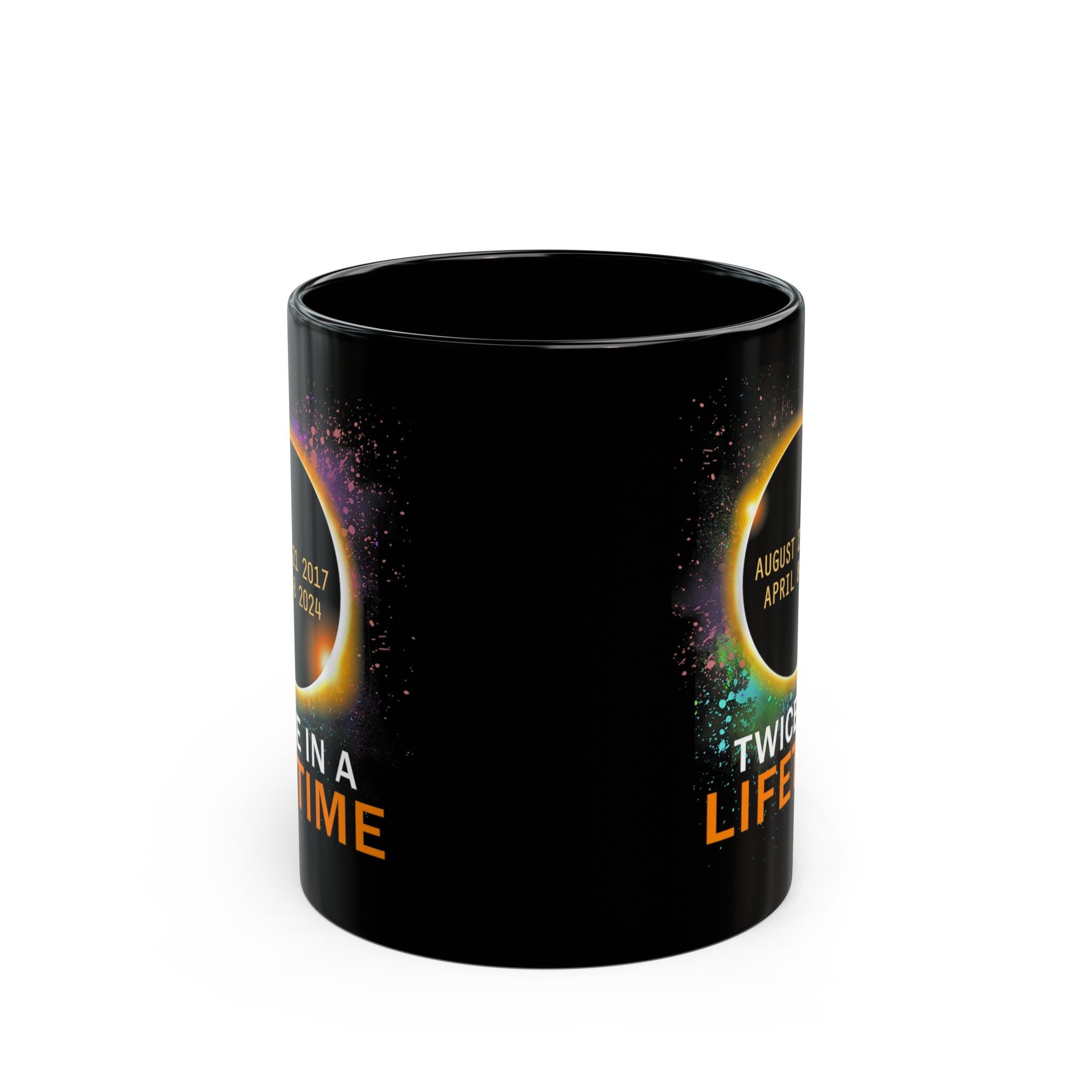 Twice In A Lifetime Solar Black Mug (11oz, 15oz)-Phoenix Styles