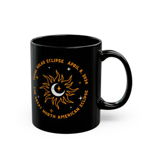 Total Solar Eclipse Black Mug (11oz, 15oz)-Phoenix Styles