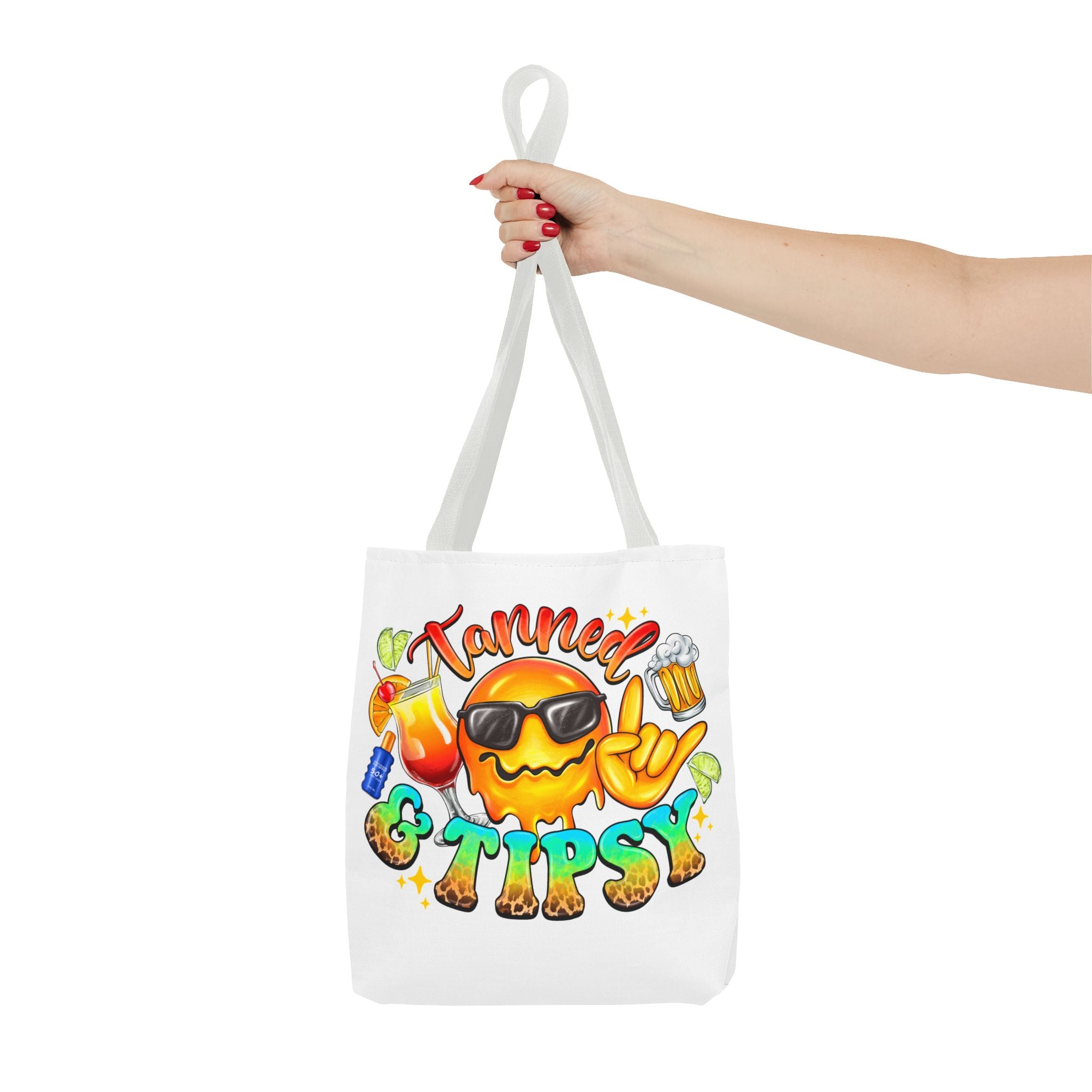 Tanned and Tipsy Tote Bag-Phoenix Styles