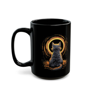 Solar Kitty Black Mug (11oz, 15oz)-Phoenix Styles