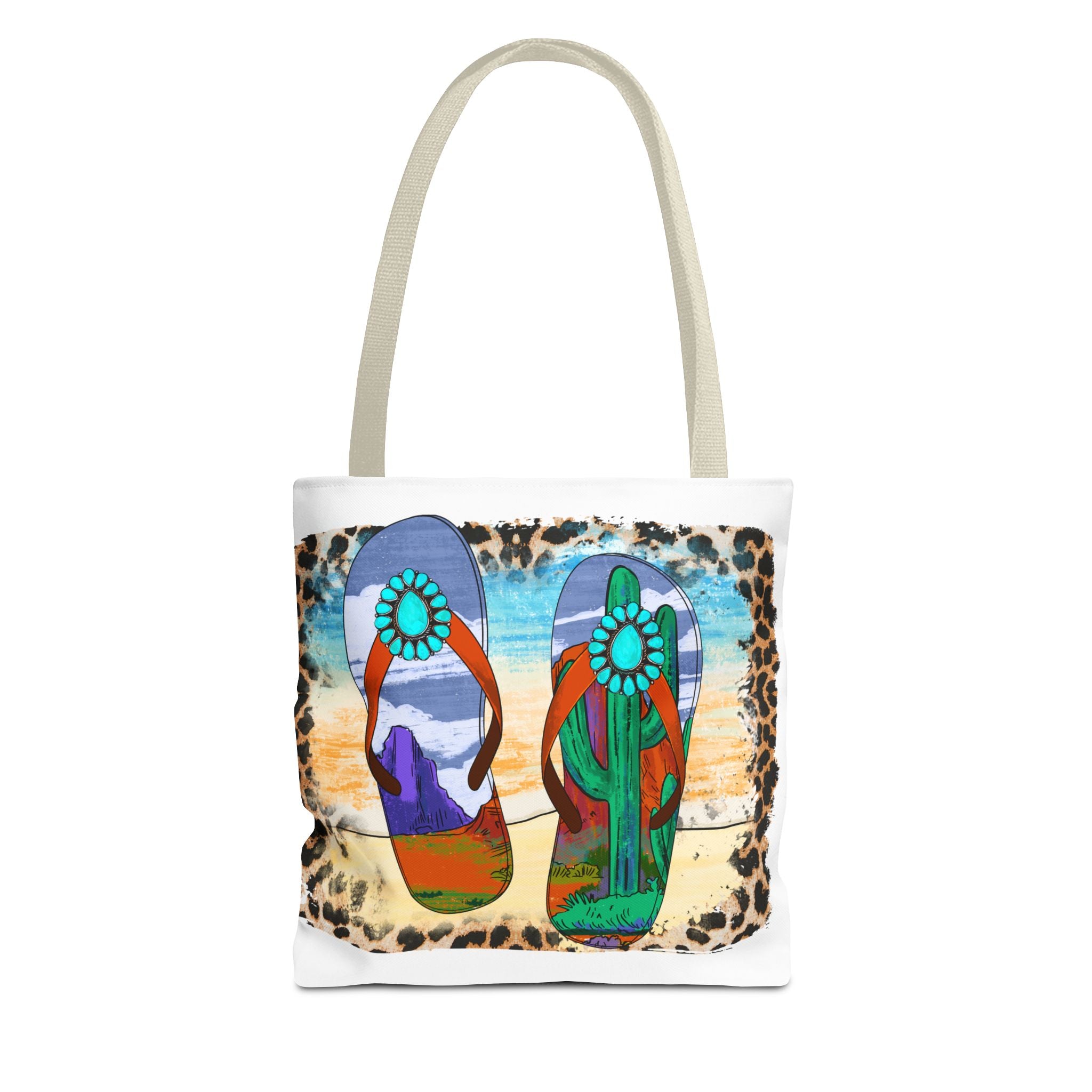 Flips Flops Summer Tote Bag-Phoenix Styles