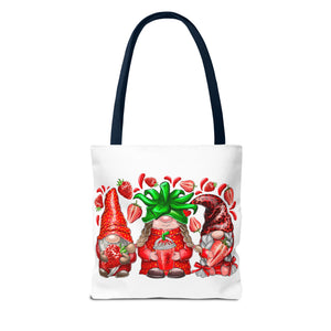 Strawberry Gnomes Tote Bag-Phoenix Styles