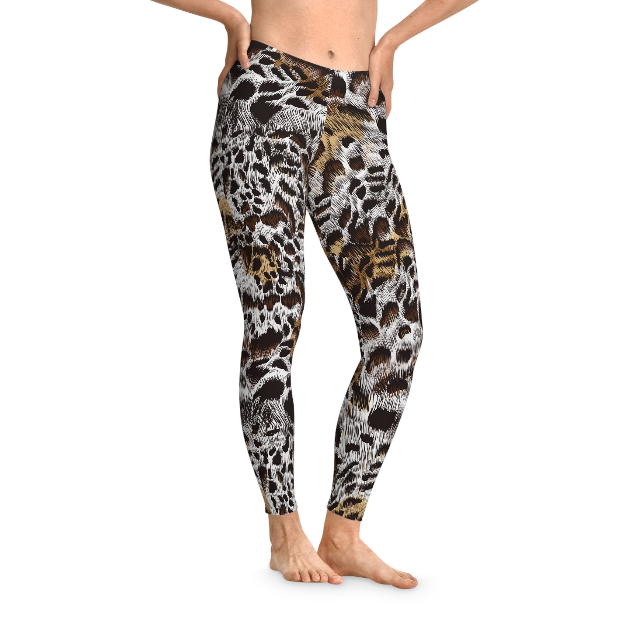 Leopard Print Stretchy Leggings