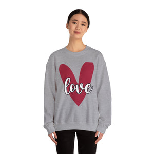 Love Valentine's Day Crewneck Sweatshirt-Phoenix Styles