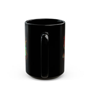 Smokin Tiger Black Mug (11oz, 15oz)-Phoenix Styles