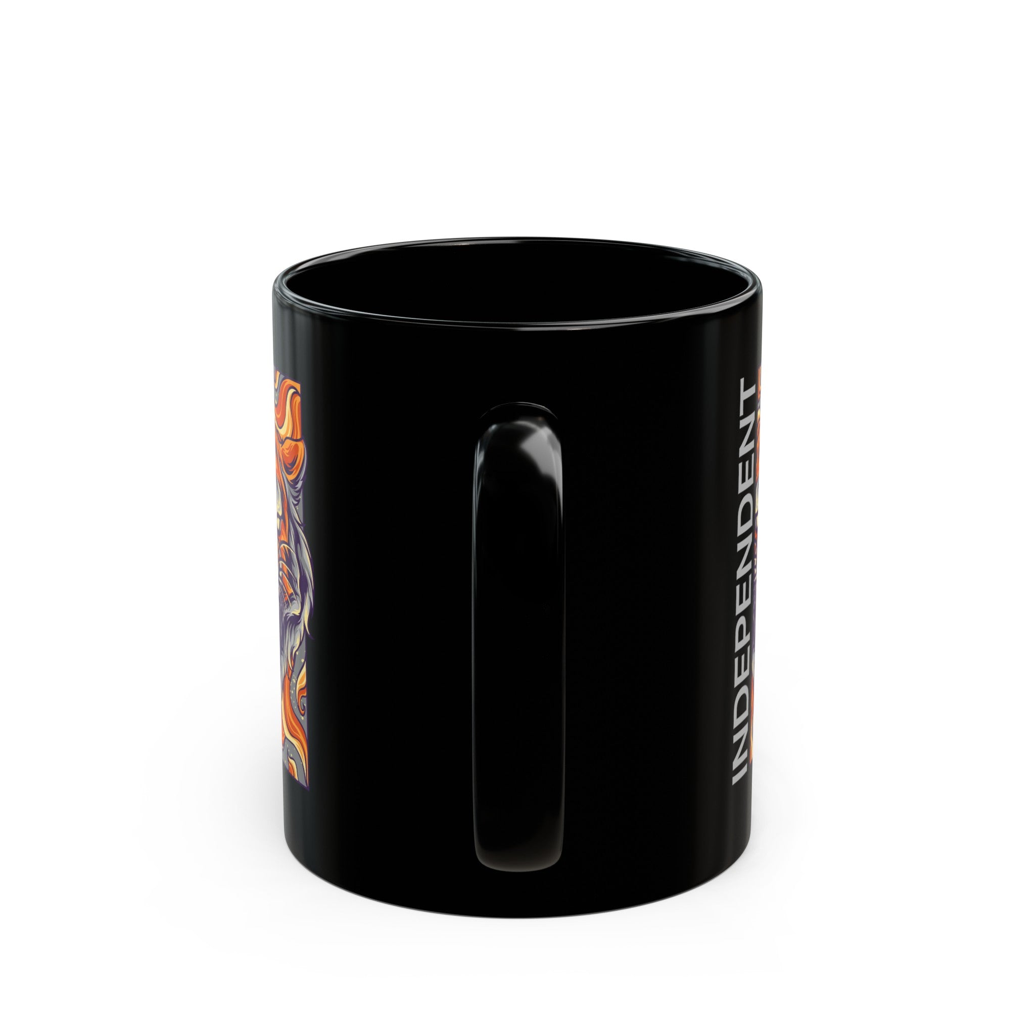 Independent Black Mug (11oz, 15oz)-Phoenix Styles