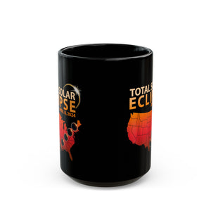 Total Solar Eclipse Black Mug (11oz, 15oz)-Phoenix Styles