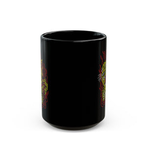 Tiger Black Mug (11oz, 15oz)-Phoenix Styles