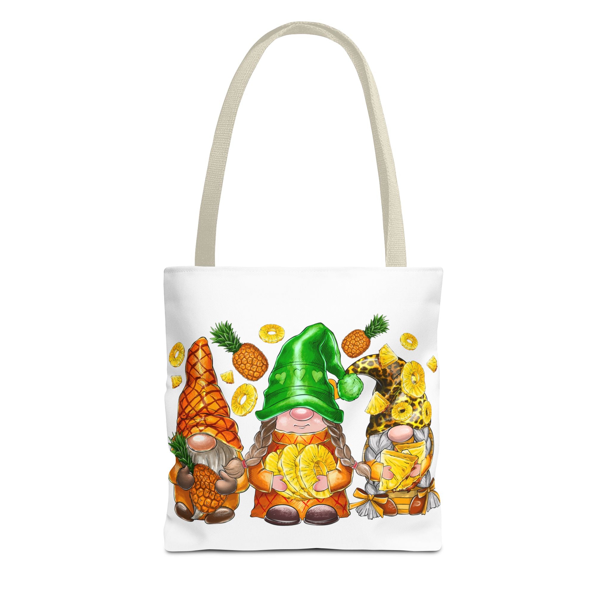 Pineapple Gnomes Tote Bag-Phoenix Styles