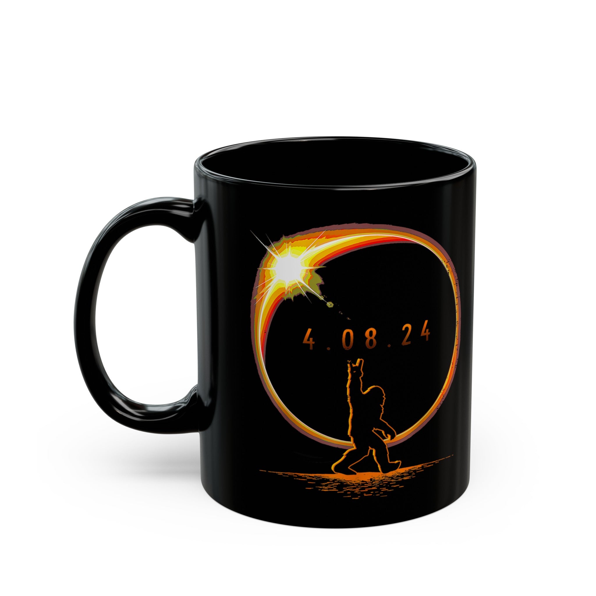 Solar Eclipse Black Mug (11oz, 15oz)-Phoenix Styles