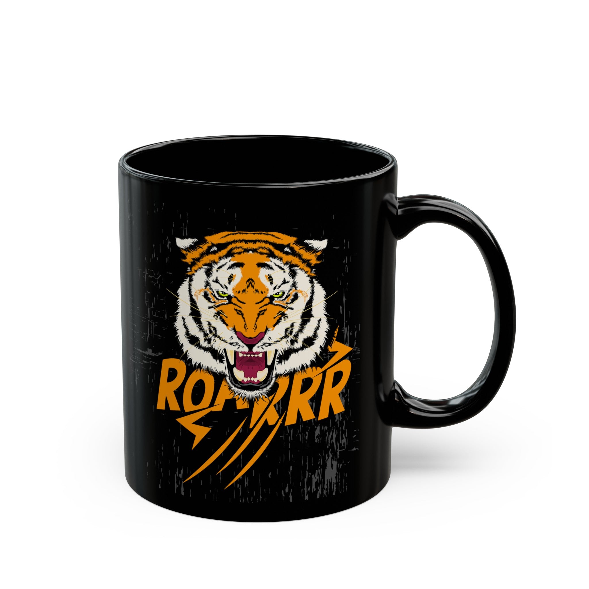 Roarrr Black Mug (11oz, 15oz)-Phoenix Styles