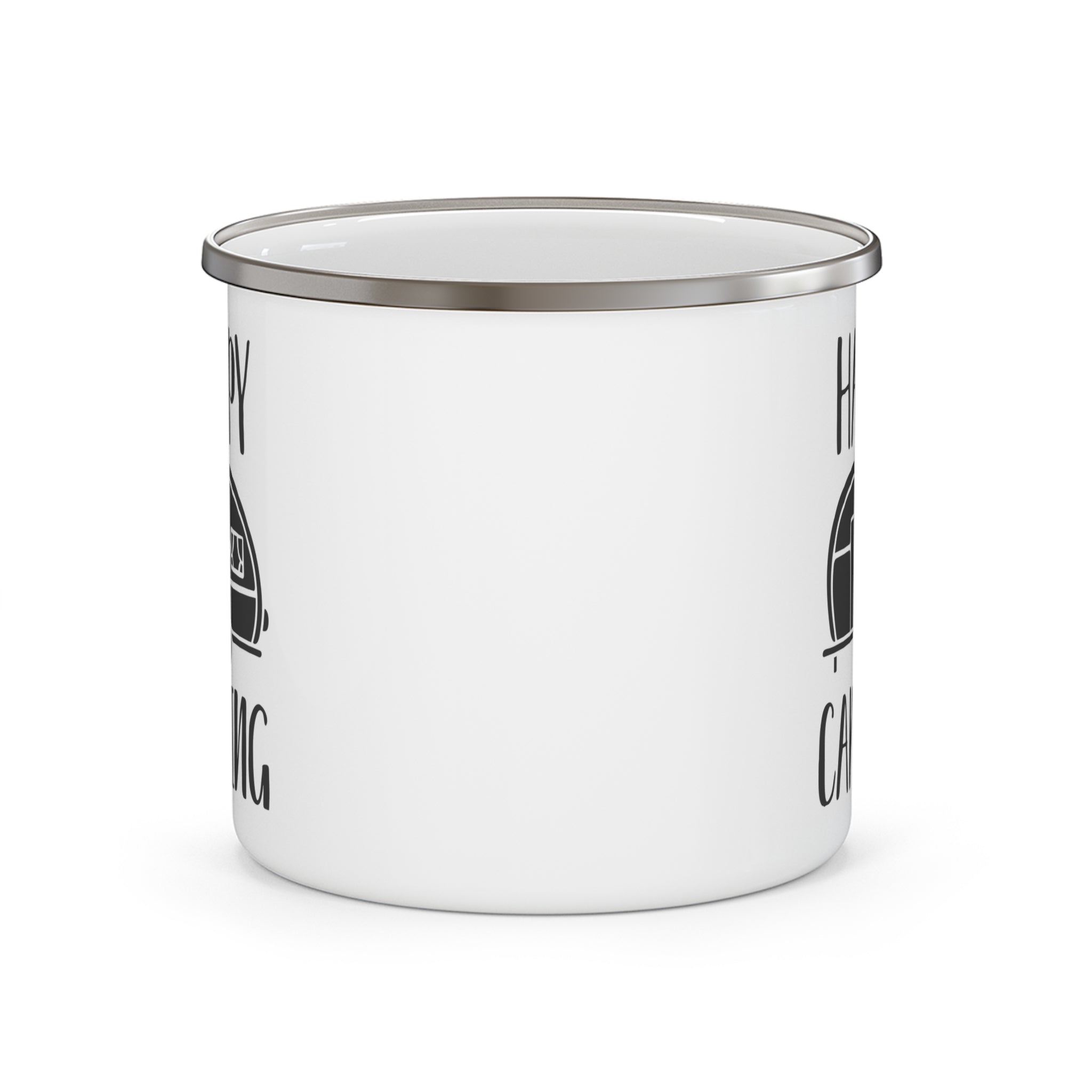 Happy Camping Enamel Mug - Perfect for Outdoor Adventures & Gifts