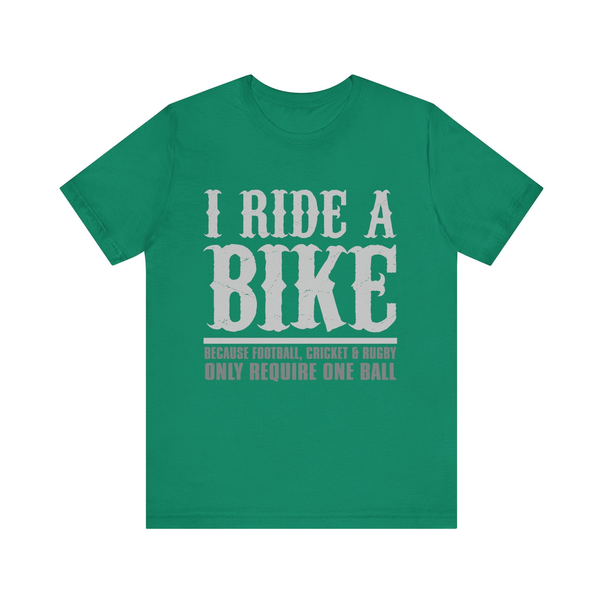 Funny Cyclist T-Shirt - I Ride A Bike - Perfect Gift for Cycling Enthusiasts