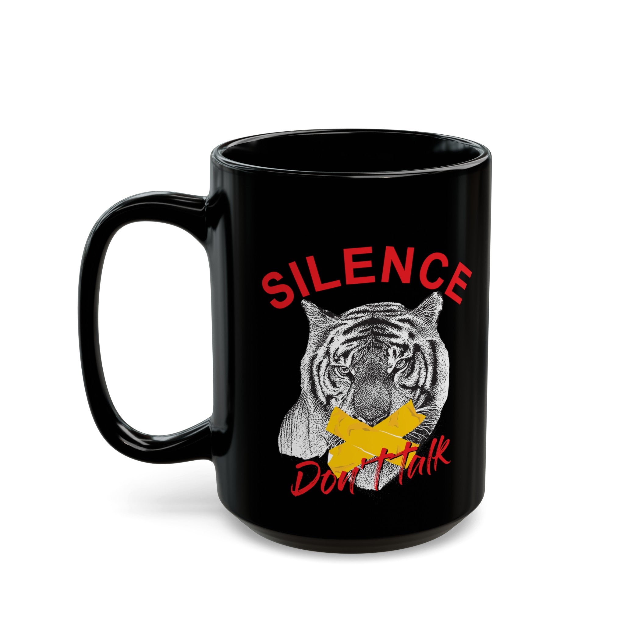 Dont Talk Black Mug (11oz, 15oz)-Phoenix Styles