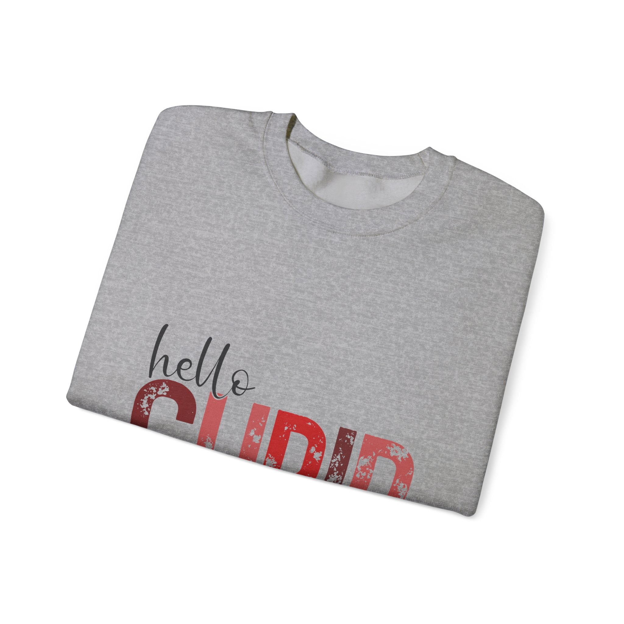 Hello Cupid Valentine's Day Crewneck Sweatshirt-Phoenix Styles