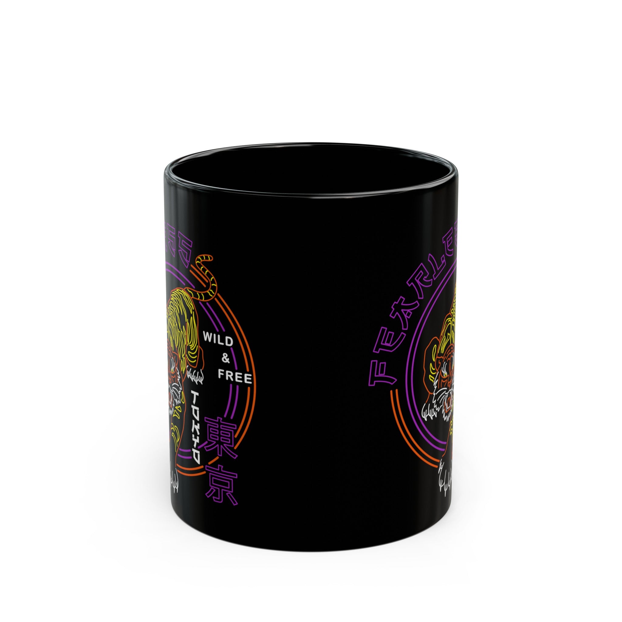 Wild and Free Black Mug (11oz, 15oz)-Phoenix Styles