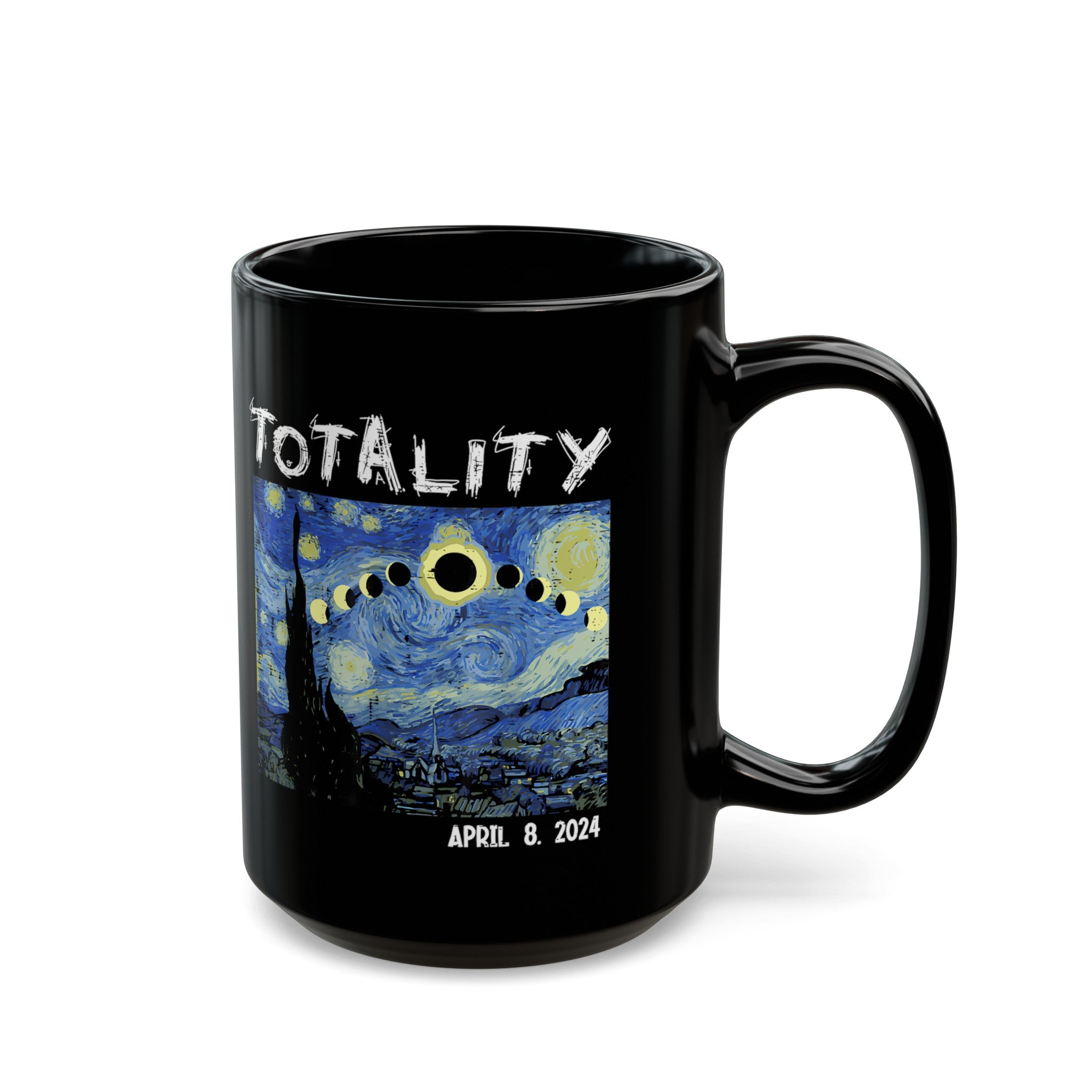 Totality Black Mug (11oz, 15oz)-Phoenix Styles