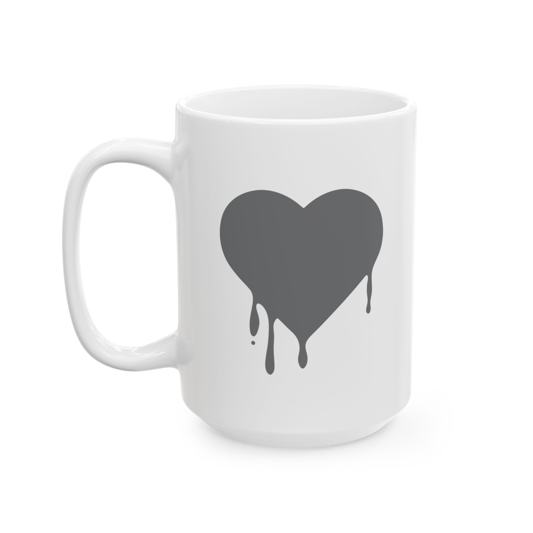 Drippin Heart Ceramic Mug-Phoenix Styles