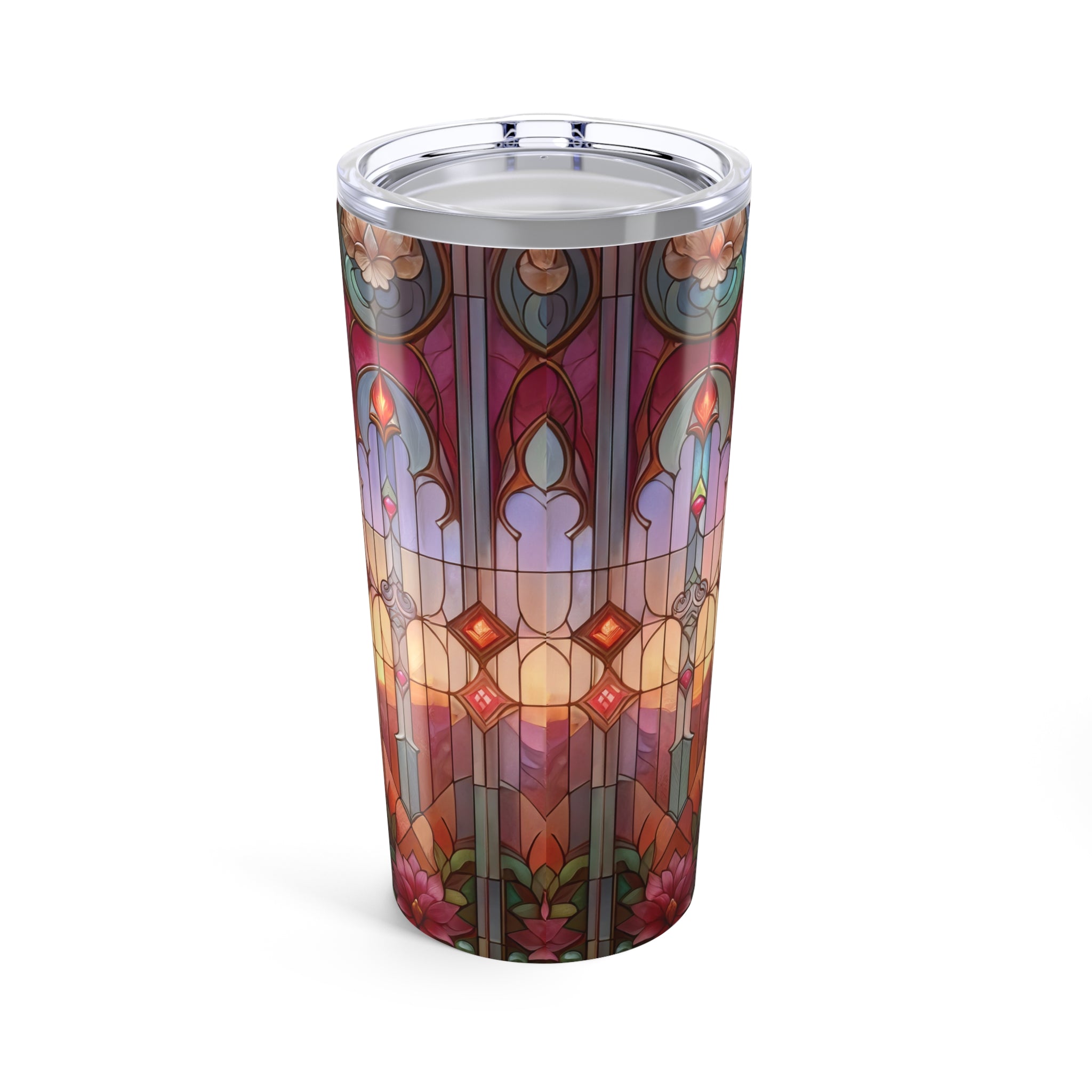 Stained Glass Valentines Tumbler 20oz