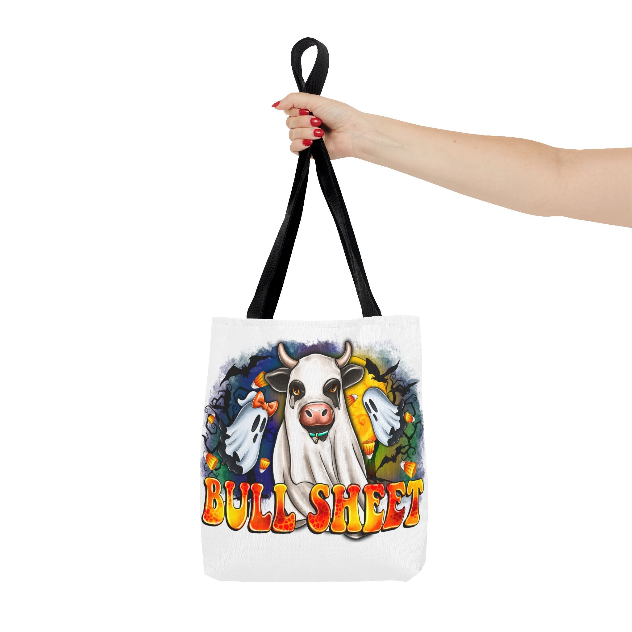 Bullsheet Halloween Tote Bag-Phoenix Styles